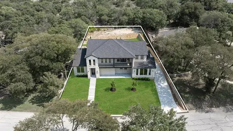 a aerial view of a house