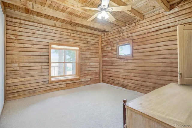 a view of a balcony with a window