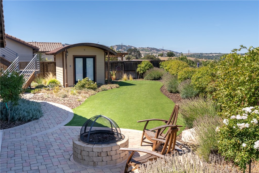 596 Red Cloud Road Paso Robles, CA 93446 - Photo 34 of 48 Backyard Firepit