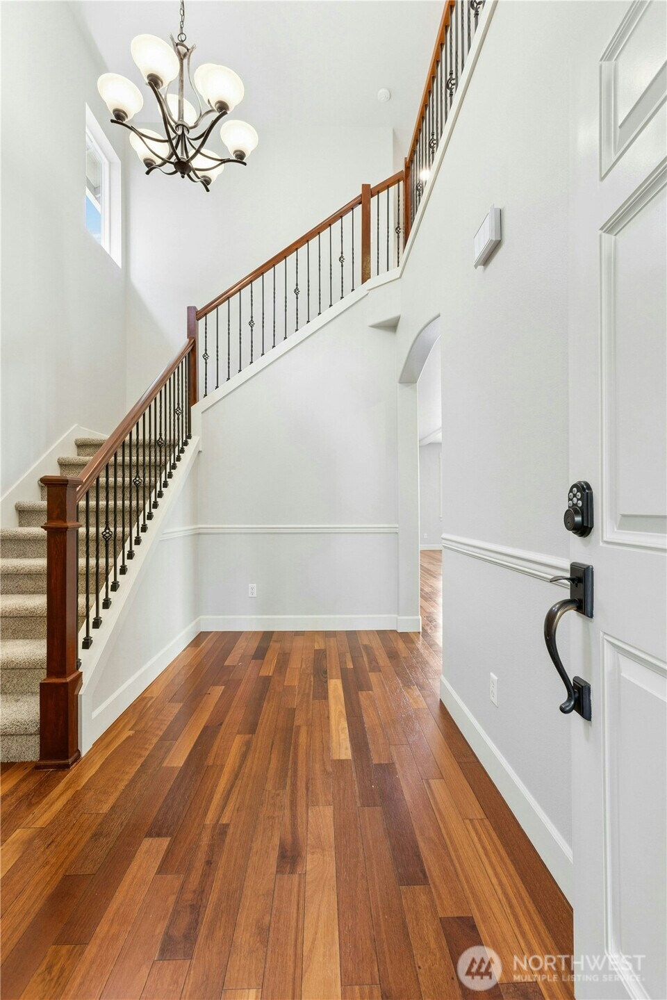 22624 43rd Drive Southeast Bothell, WA 98021 - Photo 5 of 36 a view of entryway and hall with wooden floor