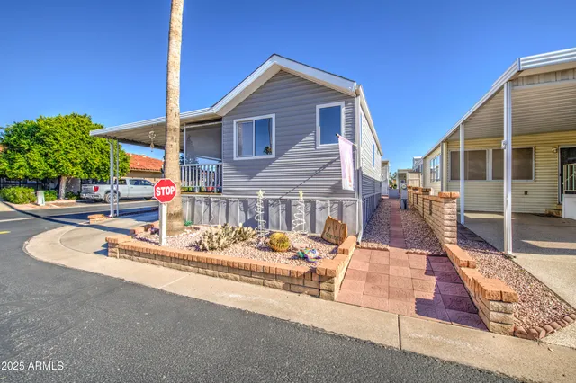 a view of a house with a patio