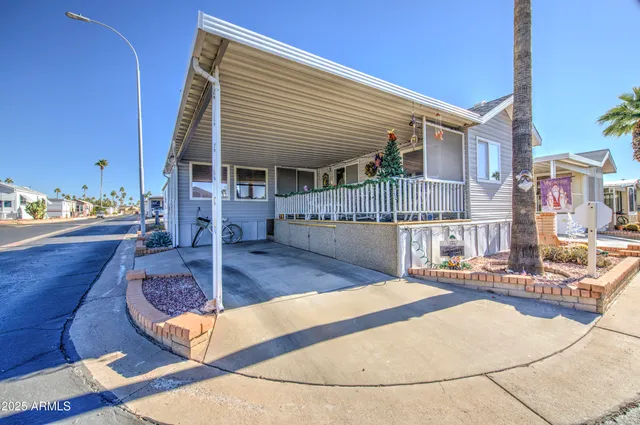 a view of a house with sitting area