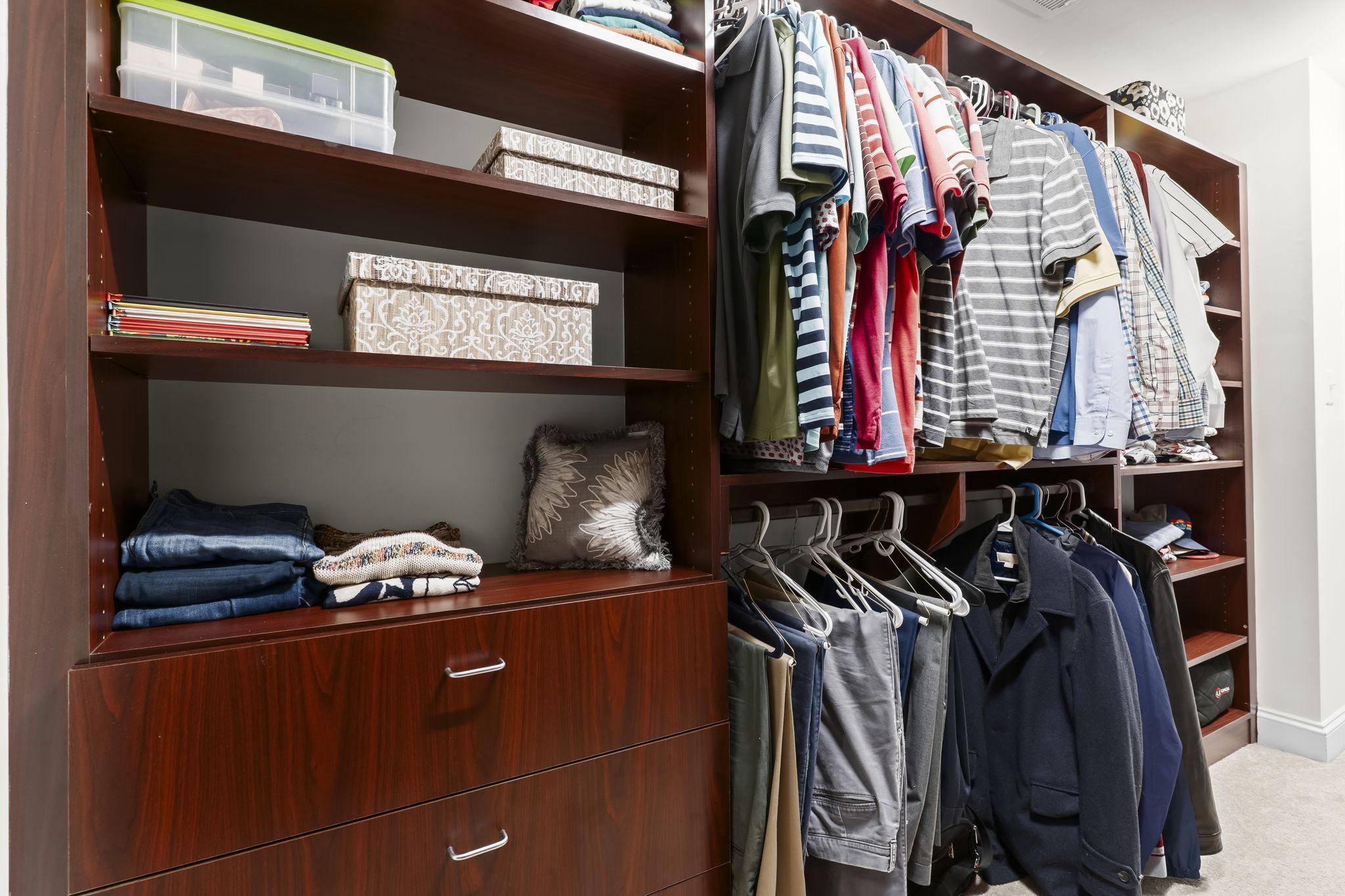 1905 Resting Ridge Lane Prince Frederick, MD 20678 - Photo 37 of 91 a view of walk in closet with clothes and shoes