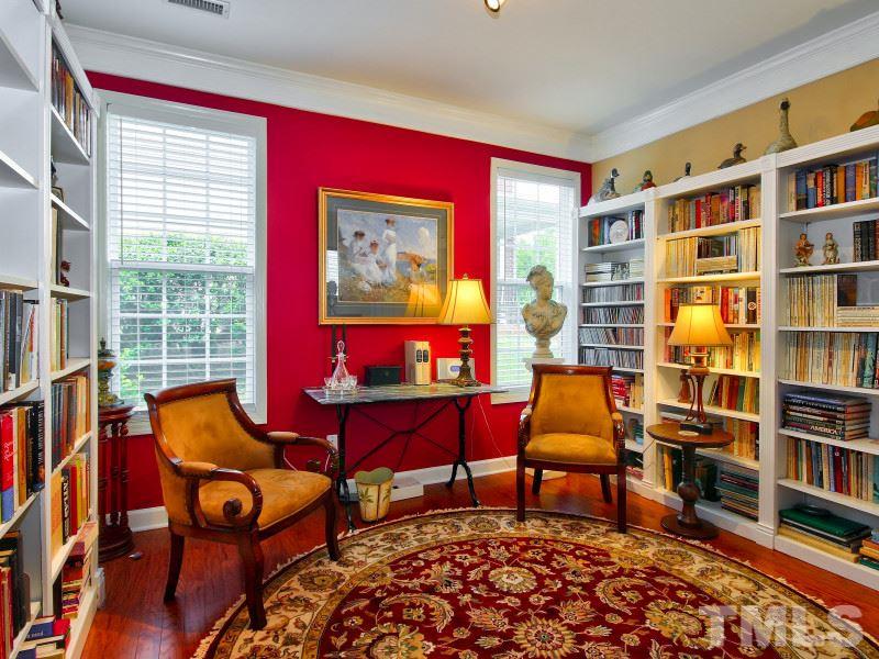 5304 Jade Forest Trail Raleigh, NC 27616 - Photo 10 of 22 a living room with furniture and a book shelf