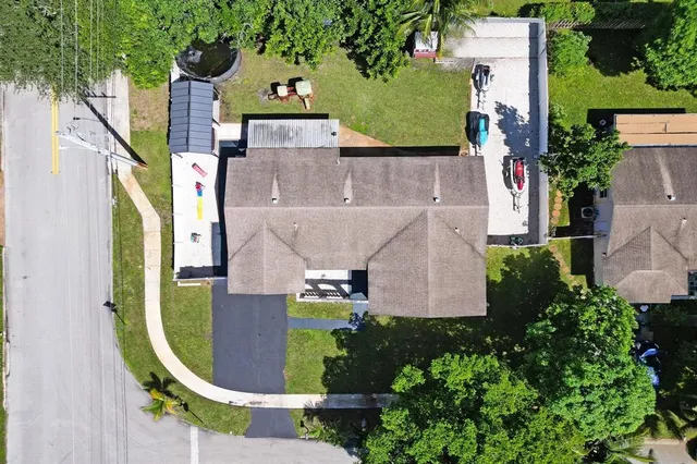 a view of a house with a swimming pool