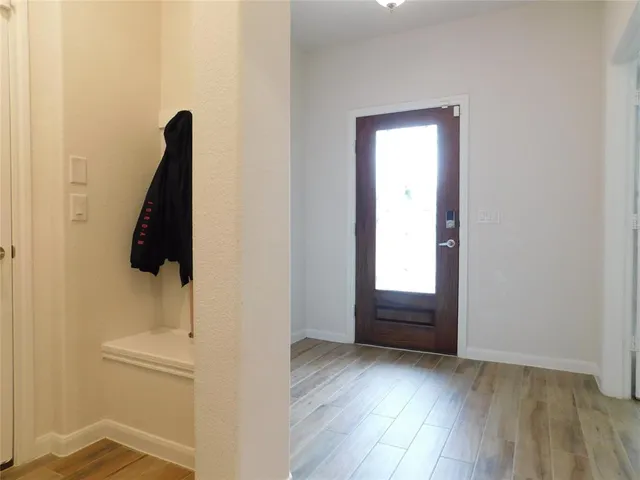 wooden floor in an empty room