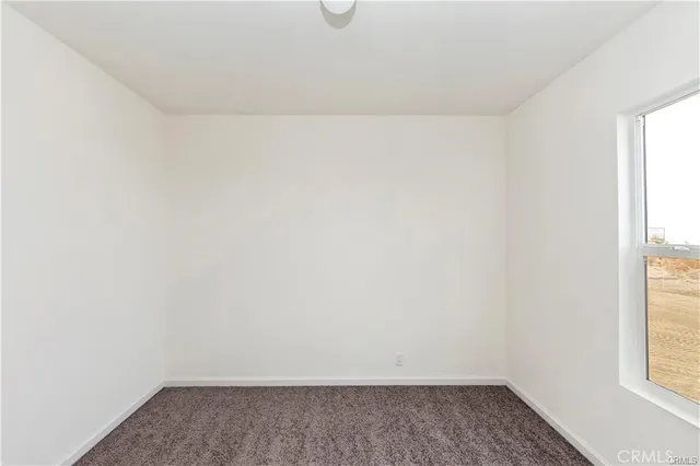 a view of a small space with window