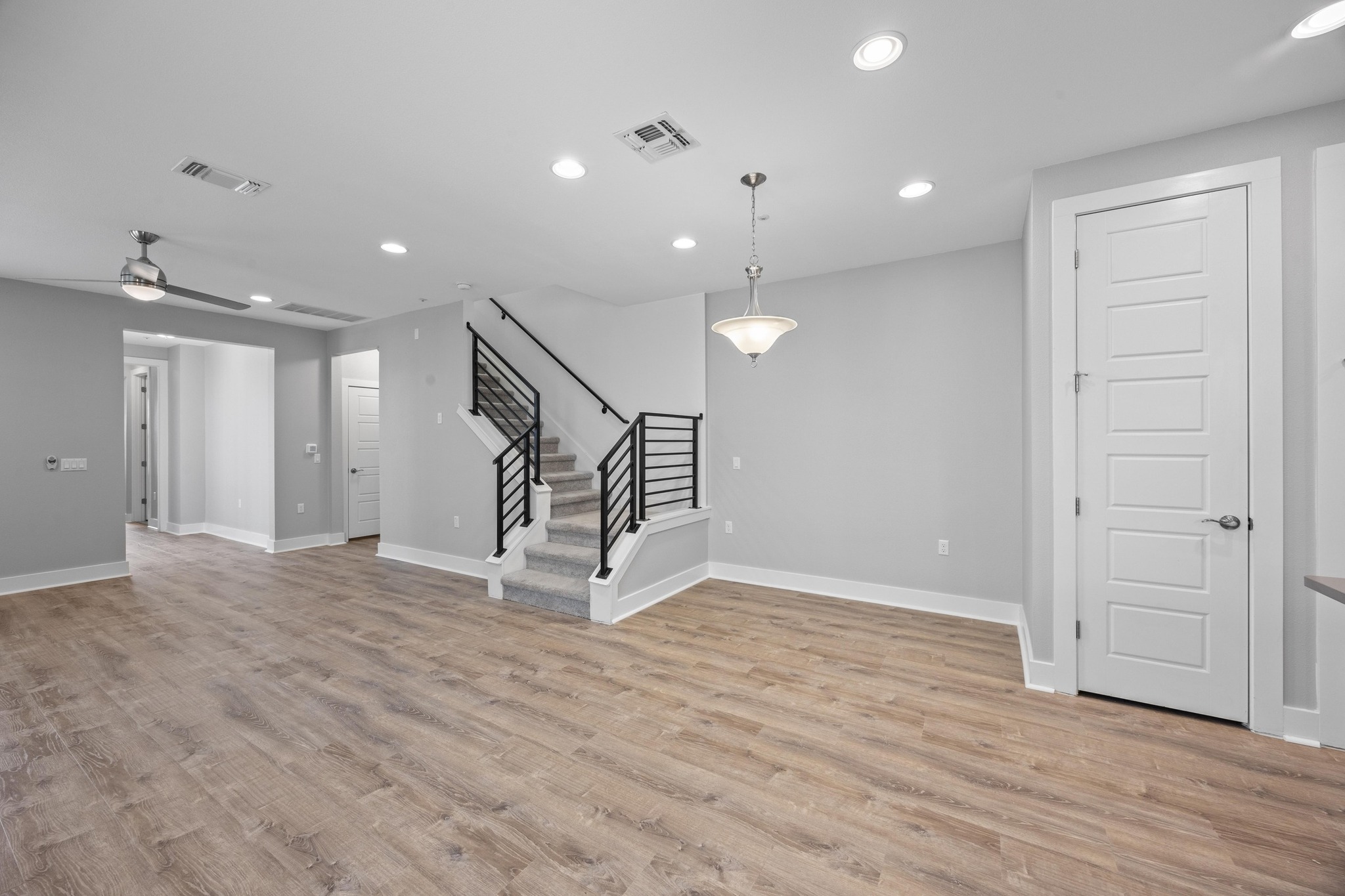 2222 Simond Avenue, Unit E Austin, TX 78723 - Photo 28 of 28 There's a dining table nook large enough for a good sized table, but still in flow with the open floor plan.