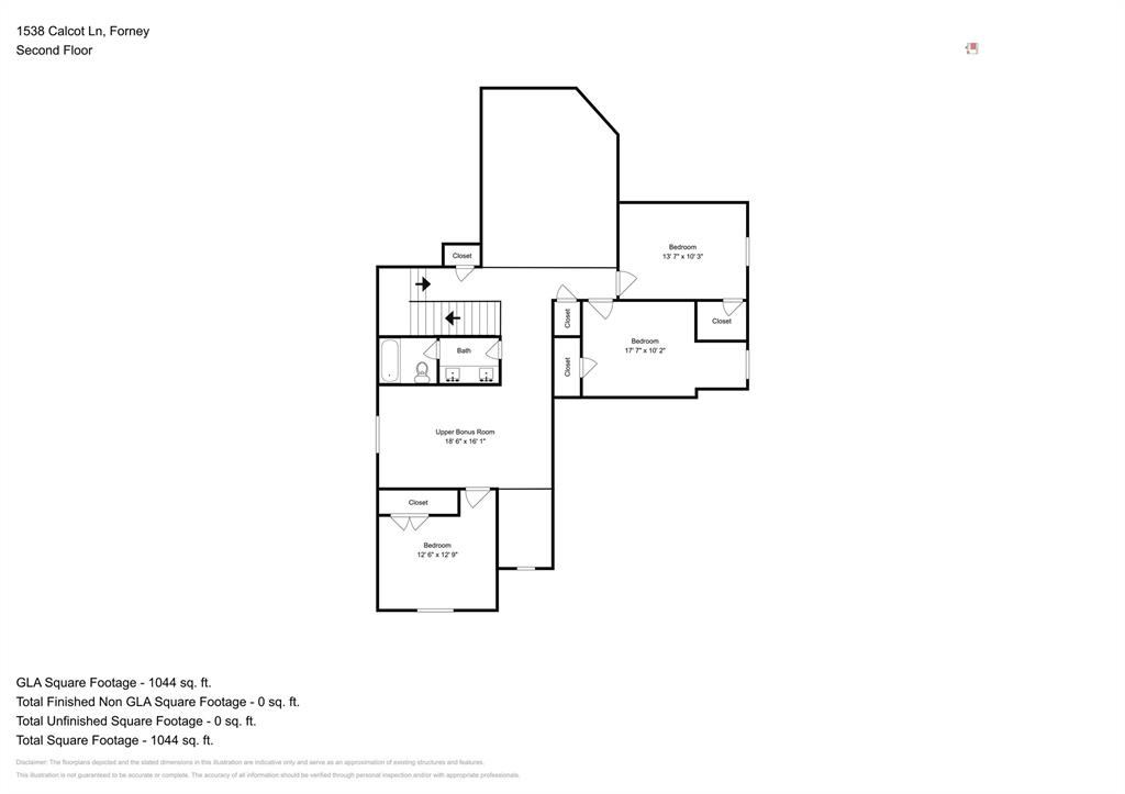 1538 Calcot Lane Forney, TX 75126 - Photo 21 of 21 a picture of a floor plan