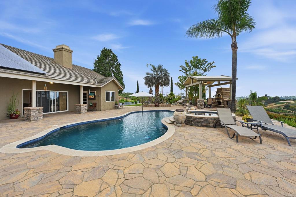 1655 Colina Vista Fallbrook, CA 92028 - Photo 41 of 63 a view of outdoor space yard swimming pool and patio