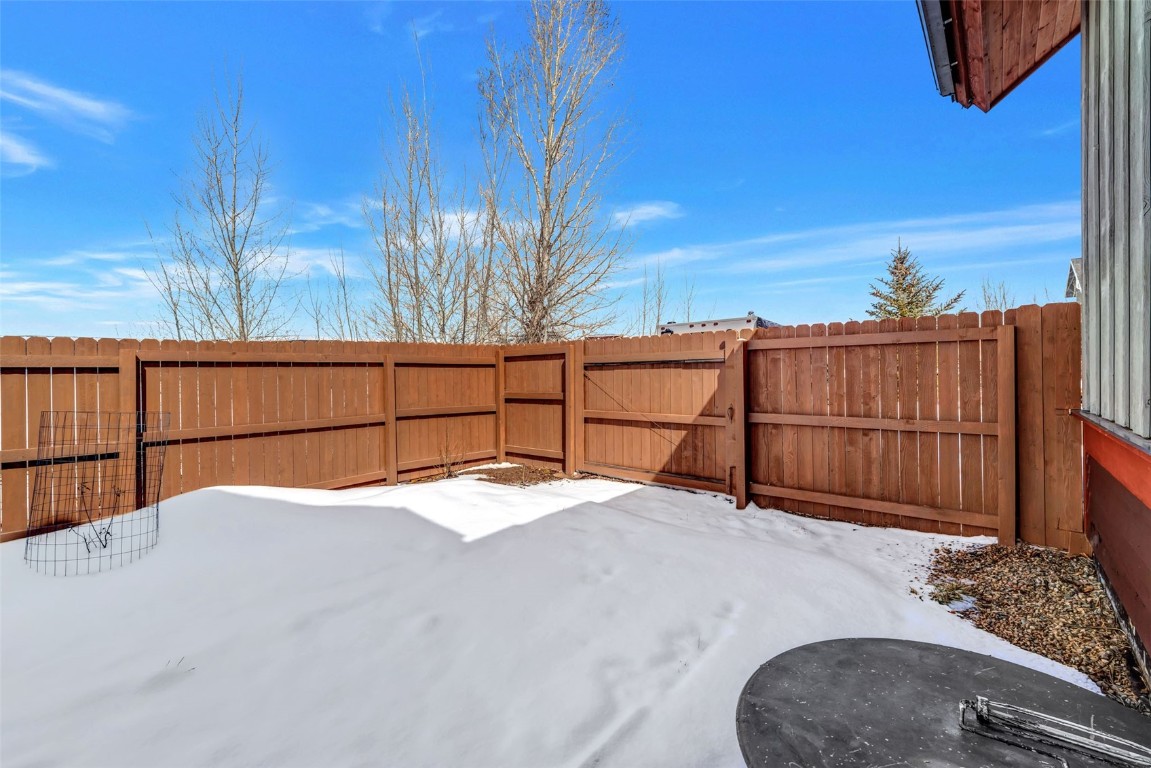870 Dry Creek Road Hayden, CO 81639 - Photo 49 of 50 a view of backyard with wooden fence