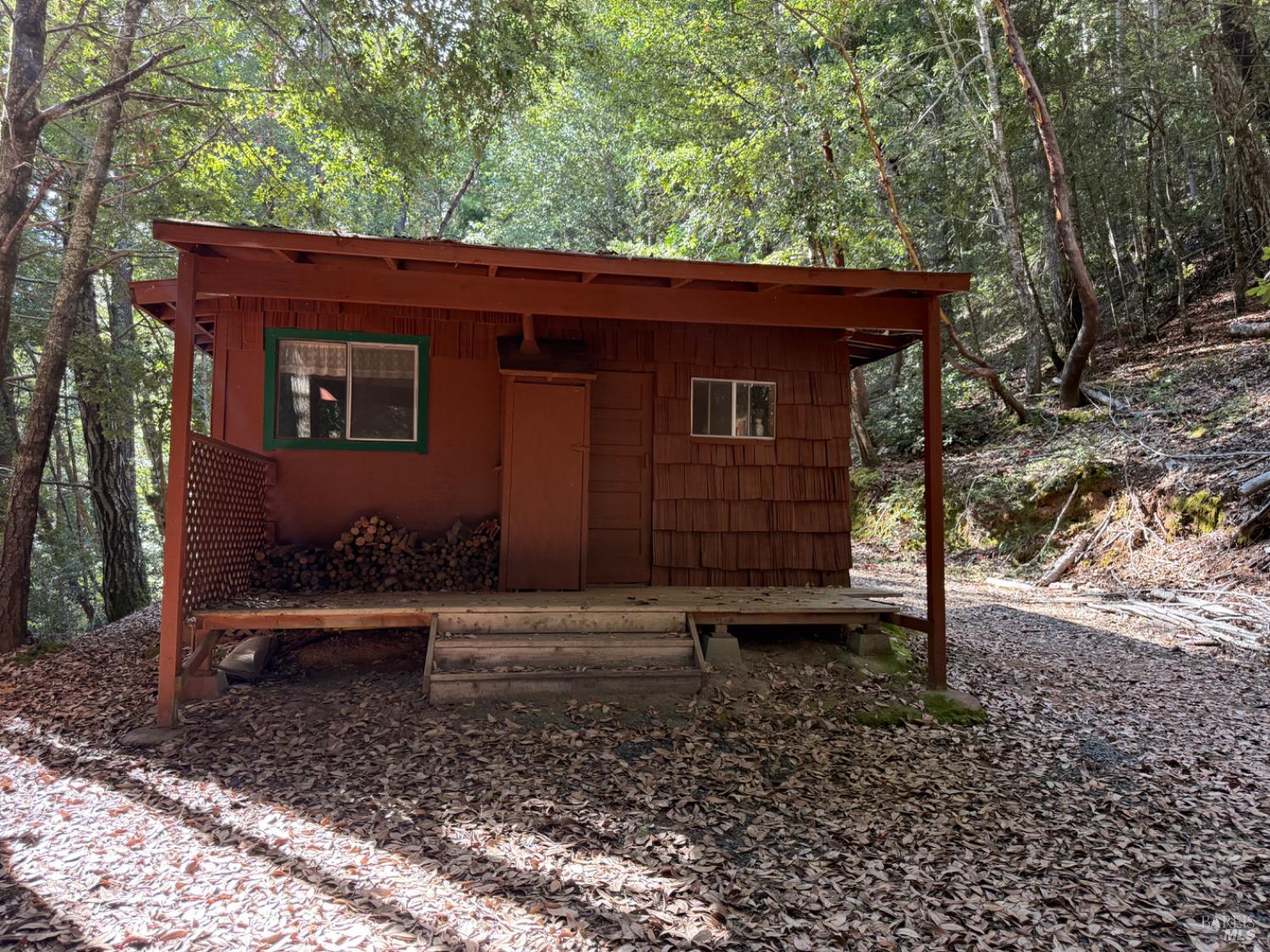 9660 Branscomb Road Laytonville, CA 95454 - Photo 2 of 33 a backyard of a house with lots of green space