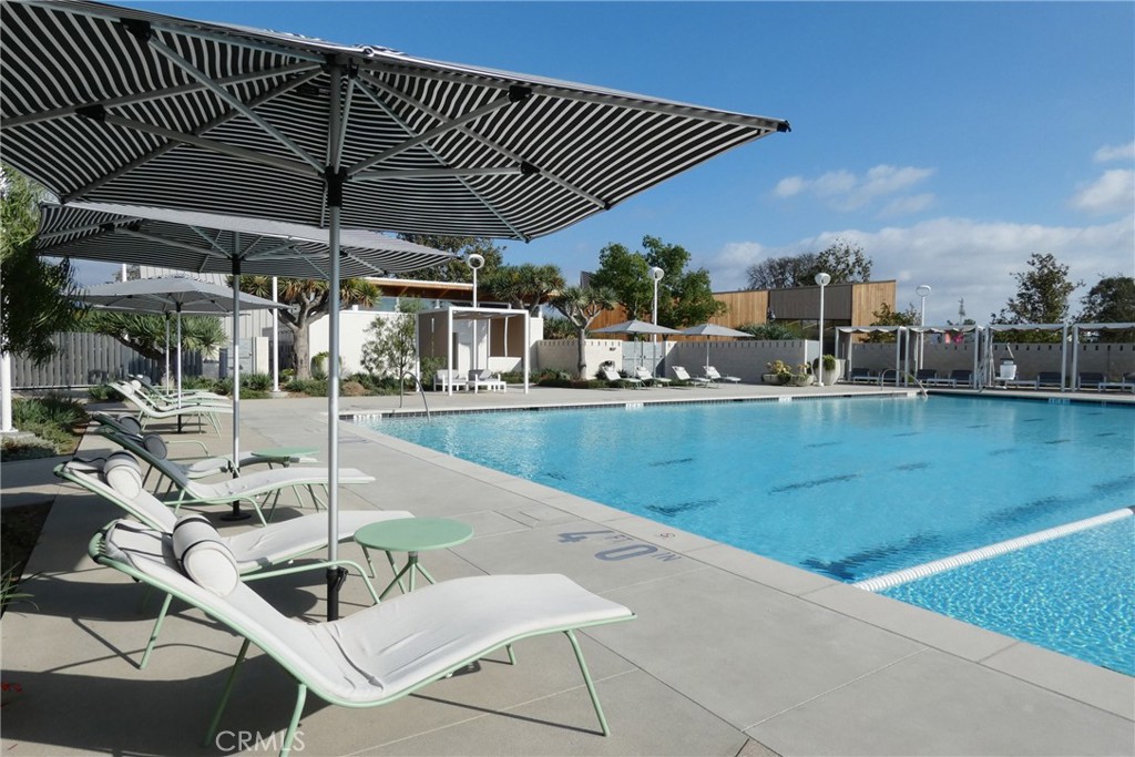 130 Acamar Irvine, CA 92618 - Photo 36 of 43 a view of a swimming pool with a patio