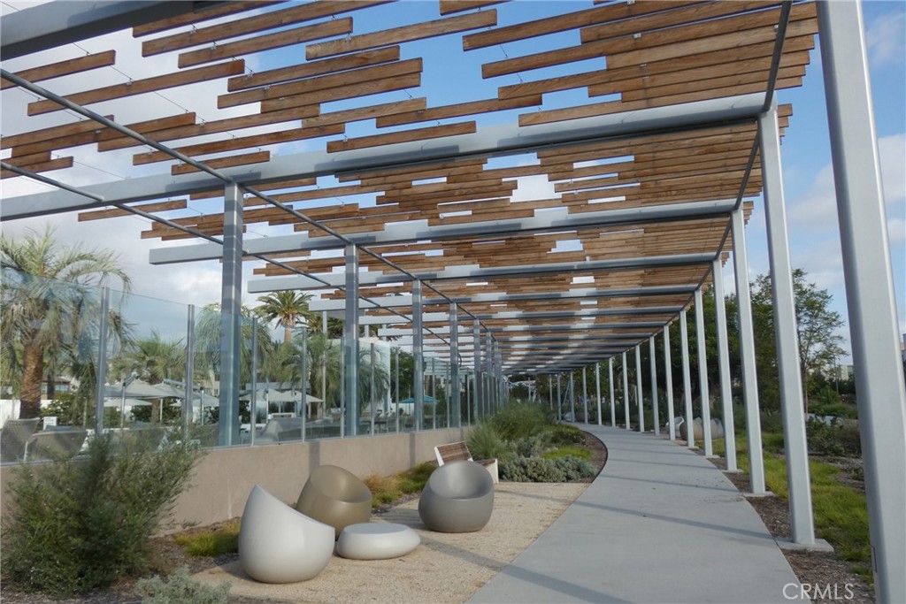 130 Acamar Irvine, CA 92618 - Photo 40 of 43 a view of a porch with a potted plant