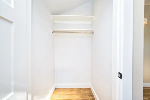 a view of a room with door