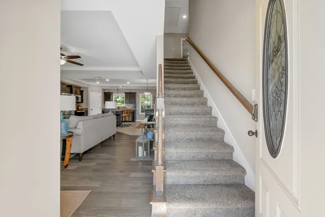 a view of entryway and hall