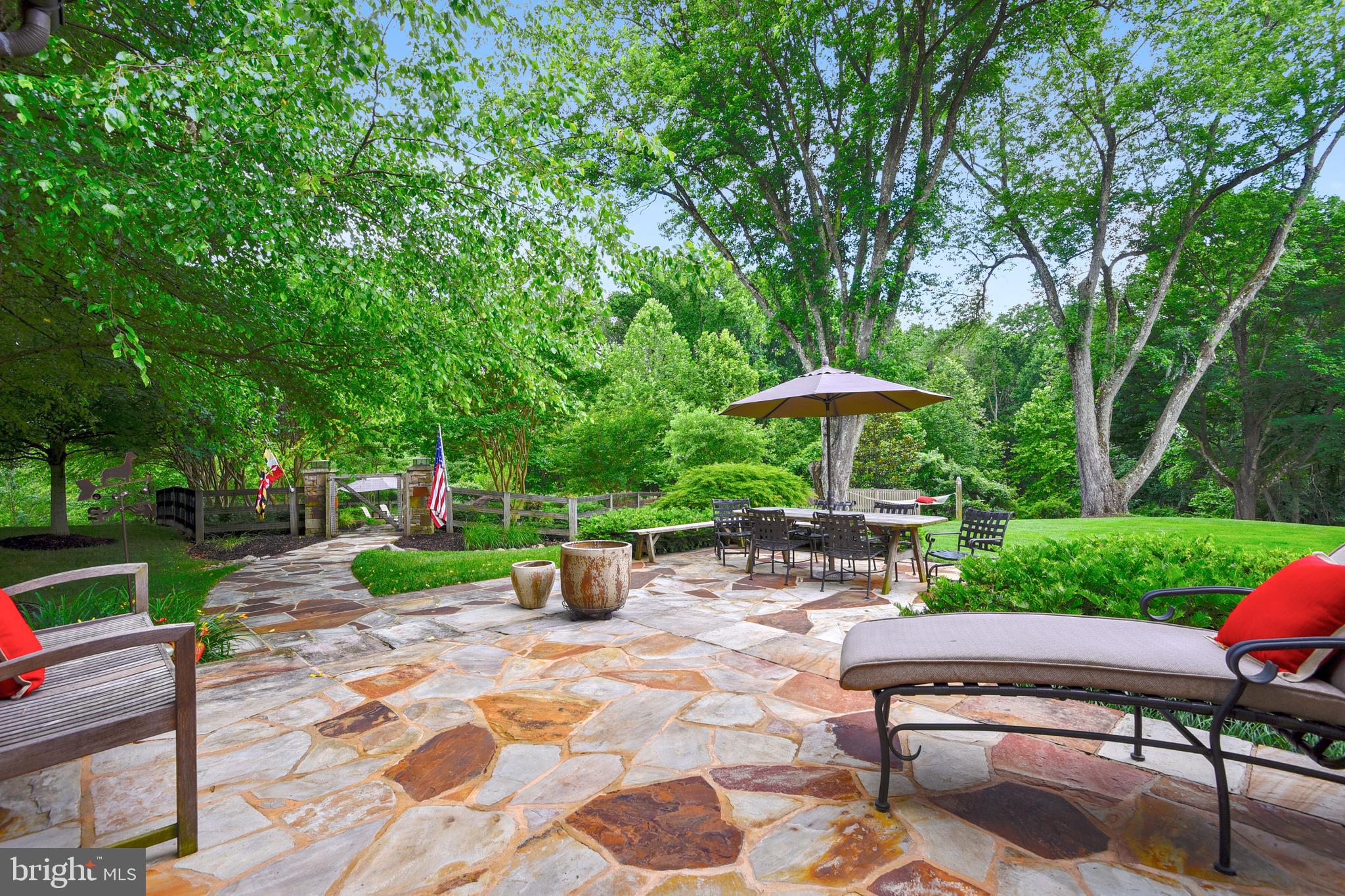 16026 Carroll Road Monkton, MD 21111 - Photo 50 of 85 Stone Patio with walkway leading to Pool