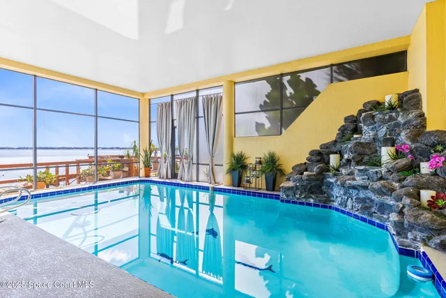 a view of a swimming pool