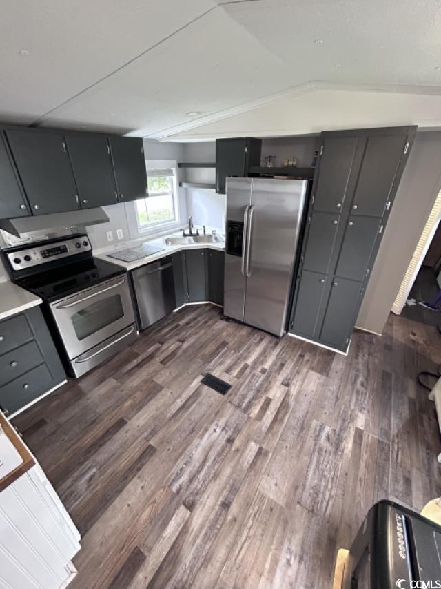 356 Calhoun Drive Murrells Inlet, SC 29576 - Photo 5 of 26 Kitchen featuring stainless steel appliances, vaul