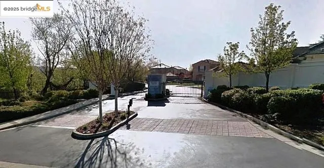 a view of a park with tree