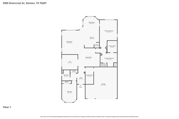 $575,000 | 9505 Rivercrest Drive, Denton, TX 76207
