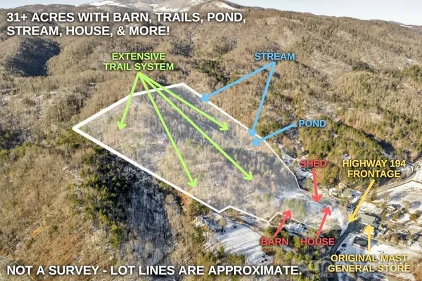 a view of a street with a building in the background