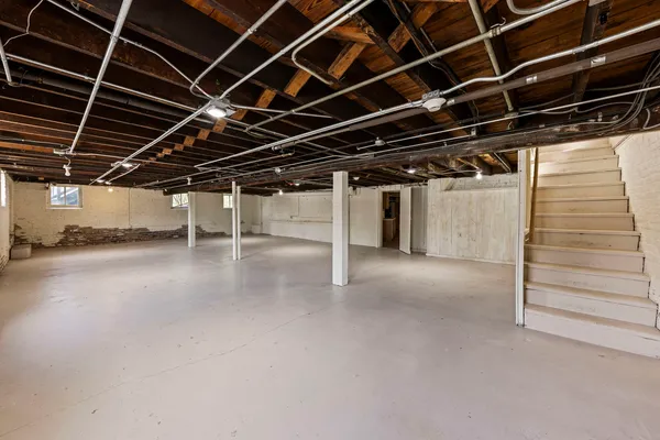 a view of storage and utility room