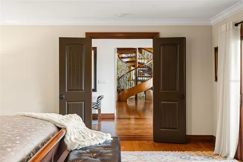 a room with stainless steel appliances kitchen island granite countertop furniture and a kitchen view