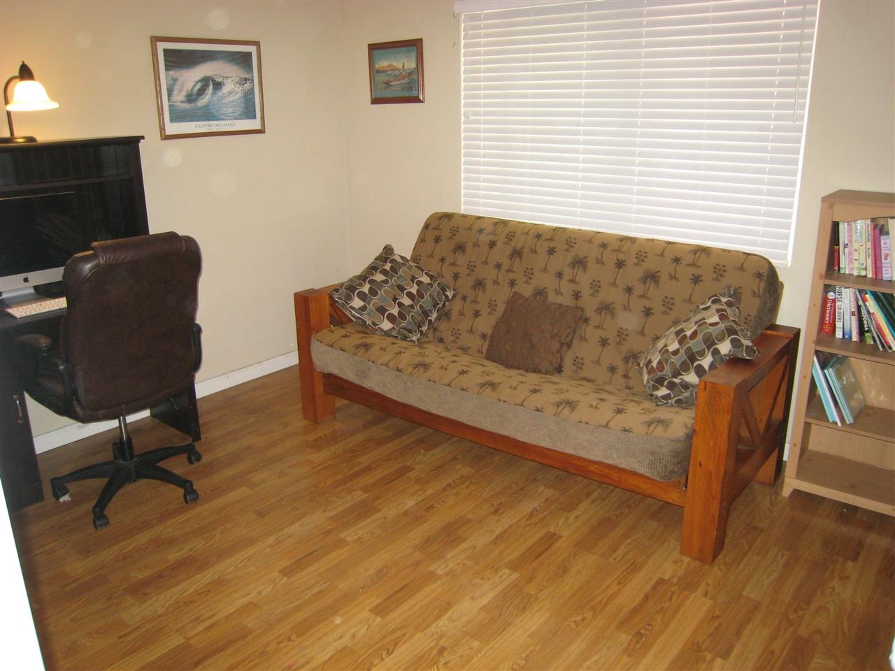 1418 Henshaw Road Oceanside, CA 92056 - Photo 13 of 25 First Floor Bedroom, currently used as an office. Perfect for an elderly parent or a guest bedroom.