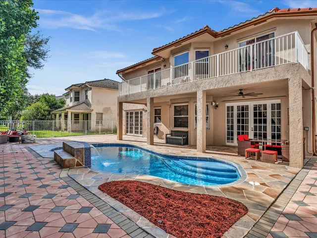 a view of outdoor space yard deck patio and outdoor kitchen