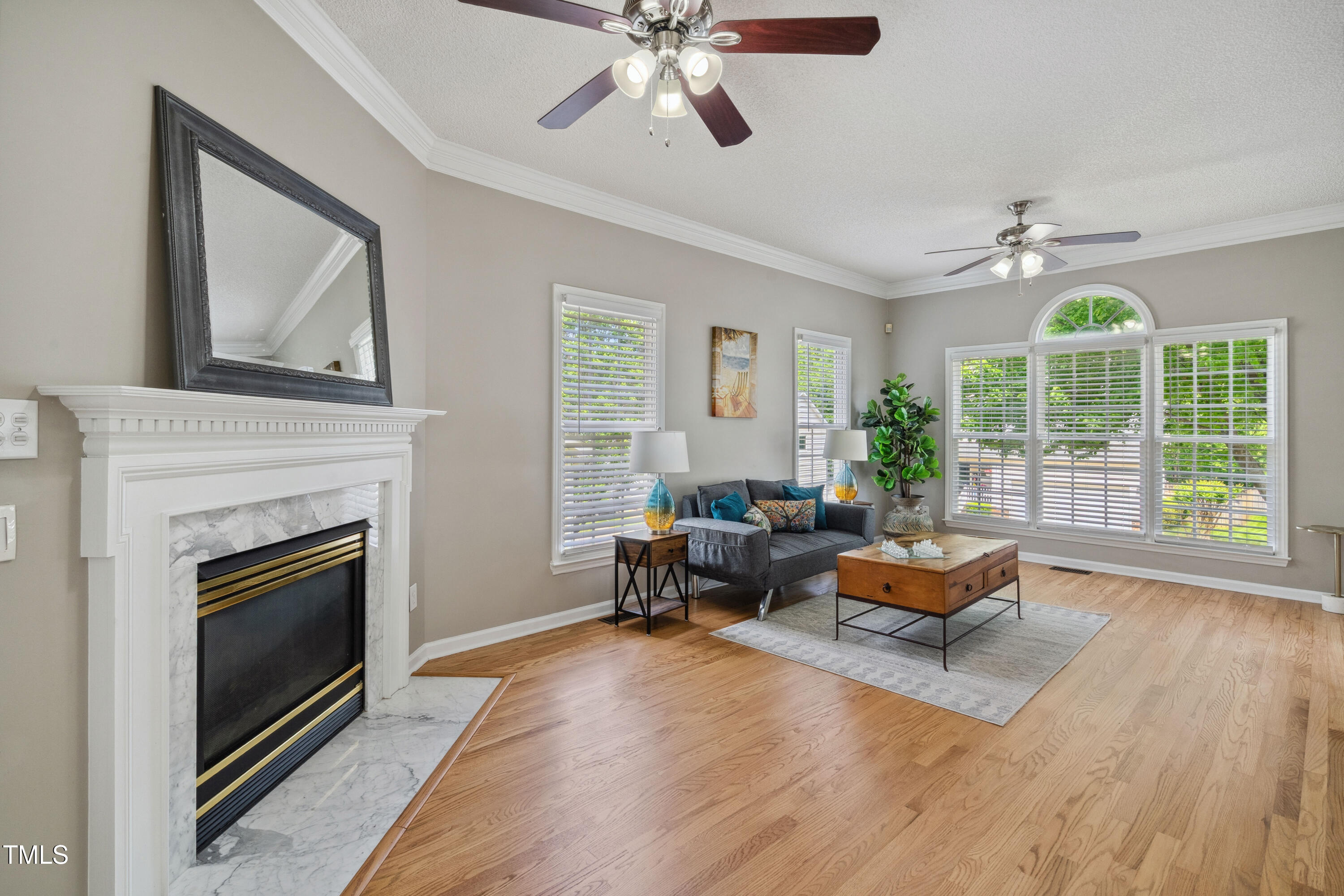 7019 Bellard Court Raleigh, NC 27617 - Photo 12 of 31 Living Room