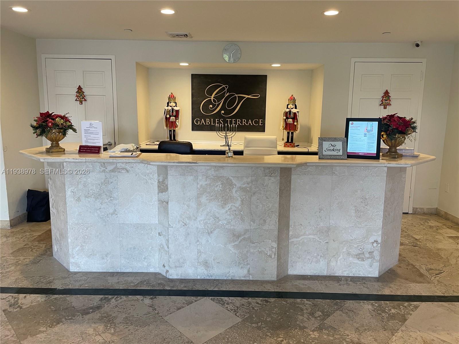 a view of a living room