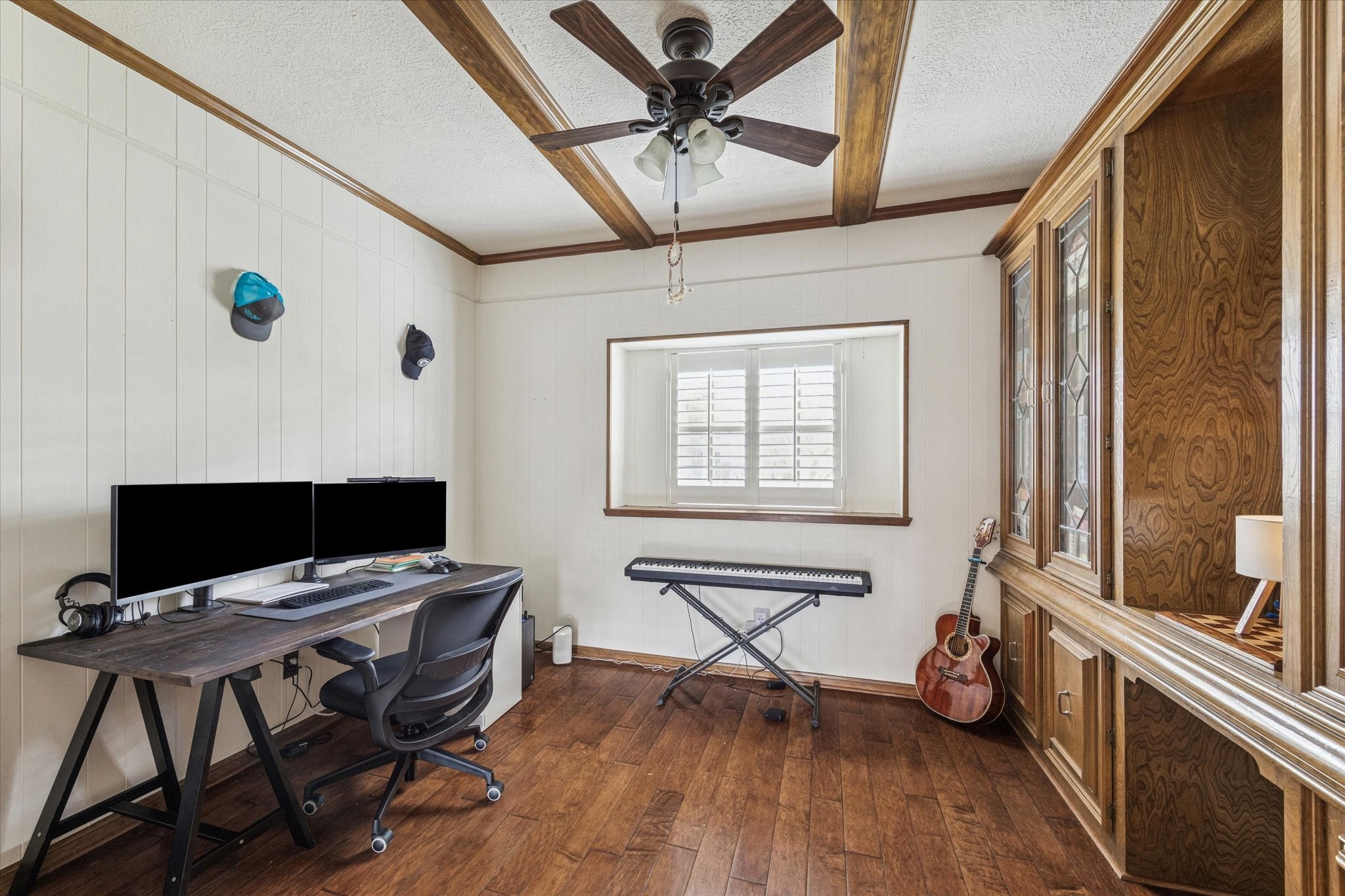 18327 Forest Elms Drive Spring, TX 77388 - Photo 17 of 30 a view of a workspace with furniture and a window