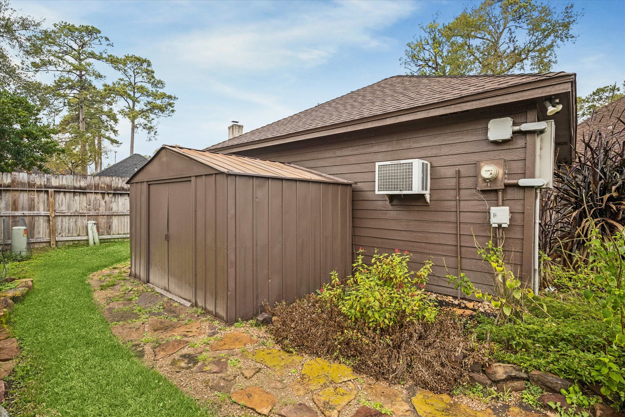 18327 Forest Elms Drive Spring, TX 77388 - Photo 30 of 30 a backyard of a house with lots of green space