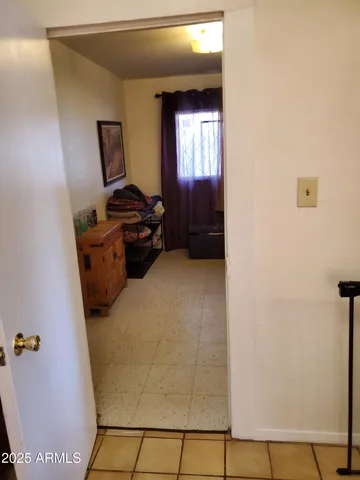 a room with furniture and a potted plant