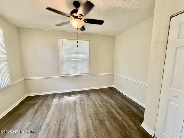 wooden floor in an empty room