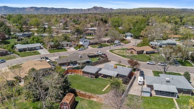 an aerial view of a city with lots of residential buildings