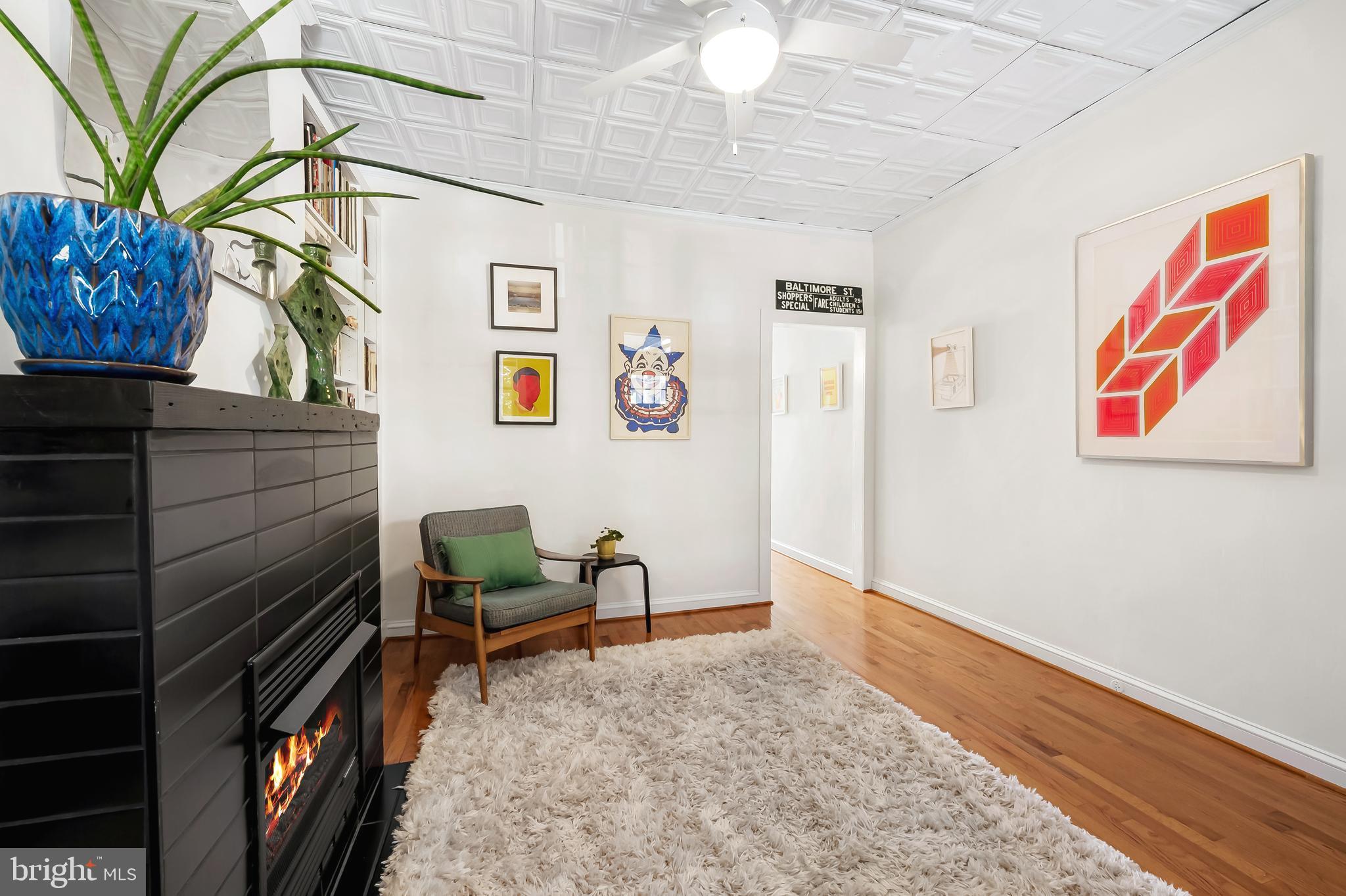 3409 Keswick Road Baltimore, MD 21211 - Photo 8 of 49 a living room with furniture and a rug