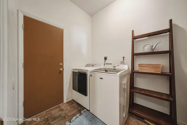 a view of storage and utility room