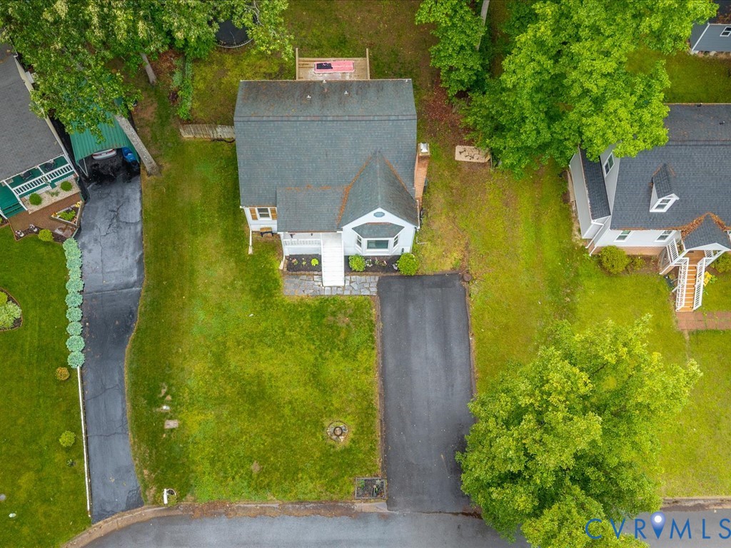 6806 Full Rack Circle Midlothian, VA 23112 - Photo 28 of 29 an aerial view of a house with a yard basket ball court and outdoor seating