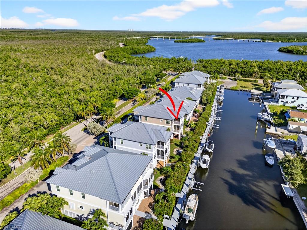 322 Angler Drive, Unit 502 Goodland, FL 34140 - Photo 6 of 38 Drone / aerial view of 10,000 Islands and Goodland bridge