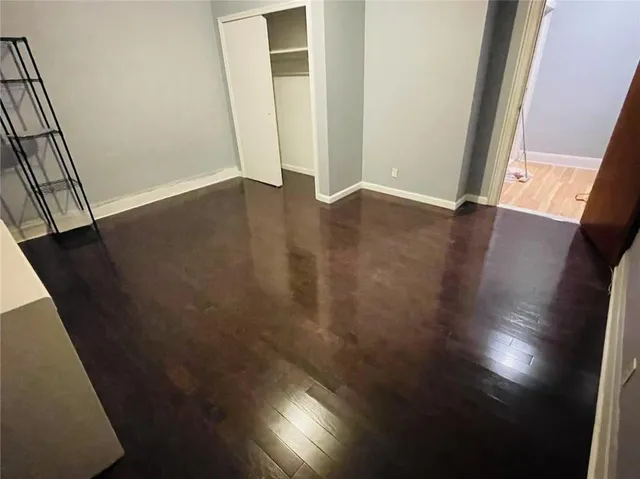 a view of wooden floor