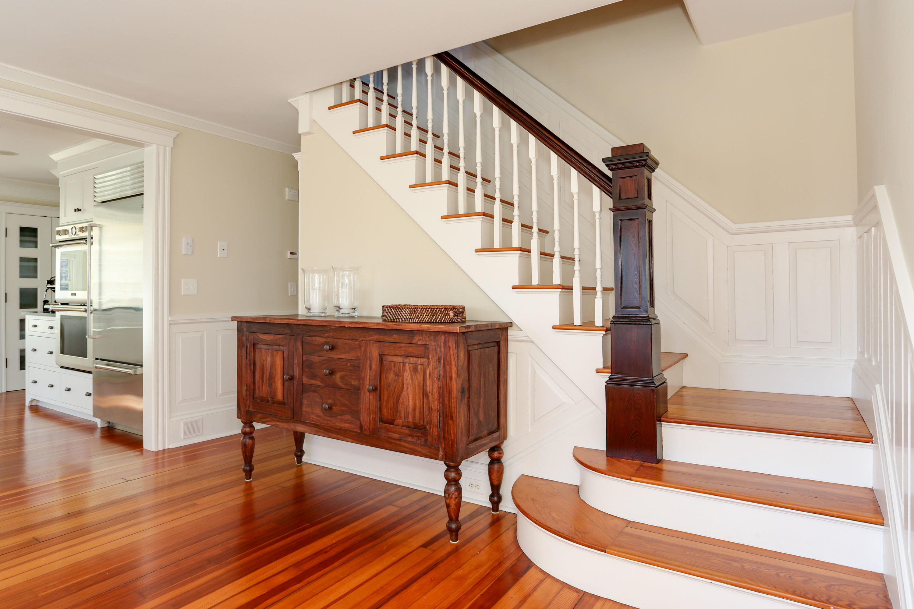 22 Mill Pond Road Chatham, MA 02633 - Photo 14 of 35 a view of entryway and hall with wooden floor