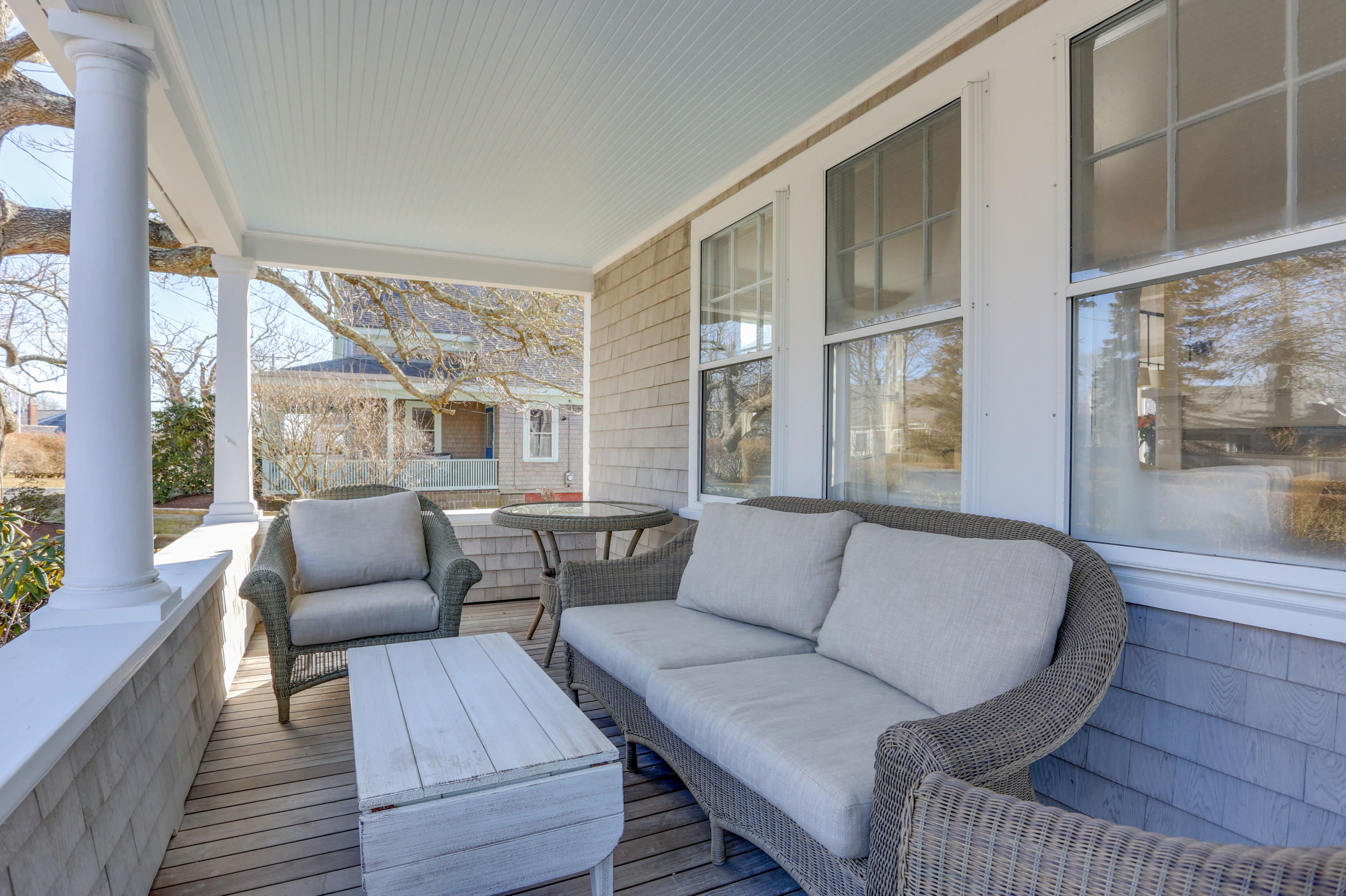 22 Mill Pond Road Chatham, MA 02633 - Photo 2 of 35 a living room with furniture and a large window