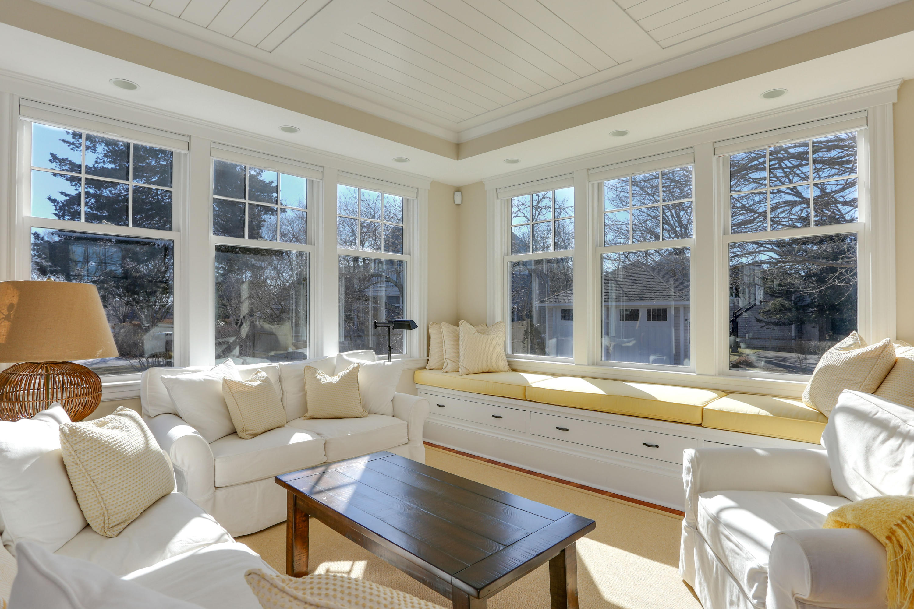 22 Mill Pond Road Chatham, MA 02633 - Photo 7 of 35 a living room with furniture and a large window