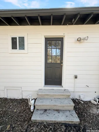 a view of a house with a window