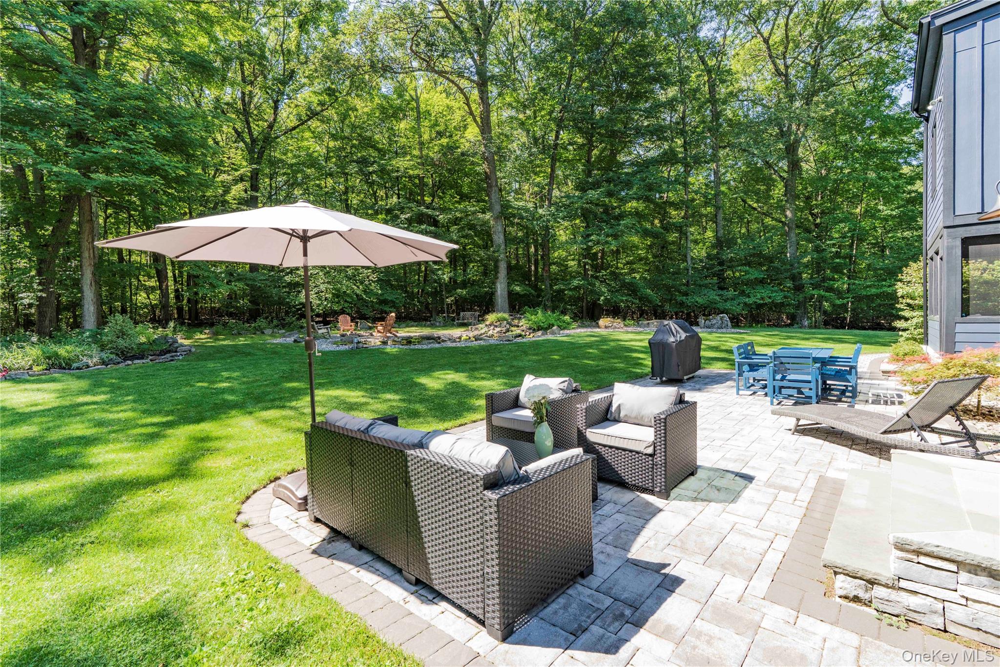 105 Iron Mountain Road Warwick, NY 10990 - Photo 9 of 49 View from Patio of Yard & the State Forest