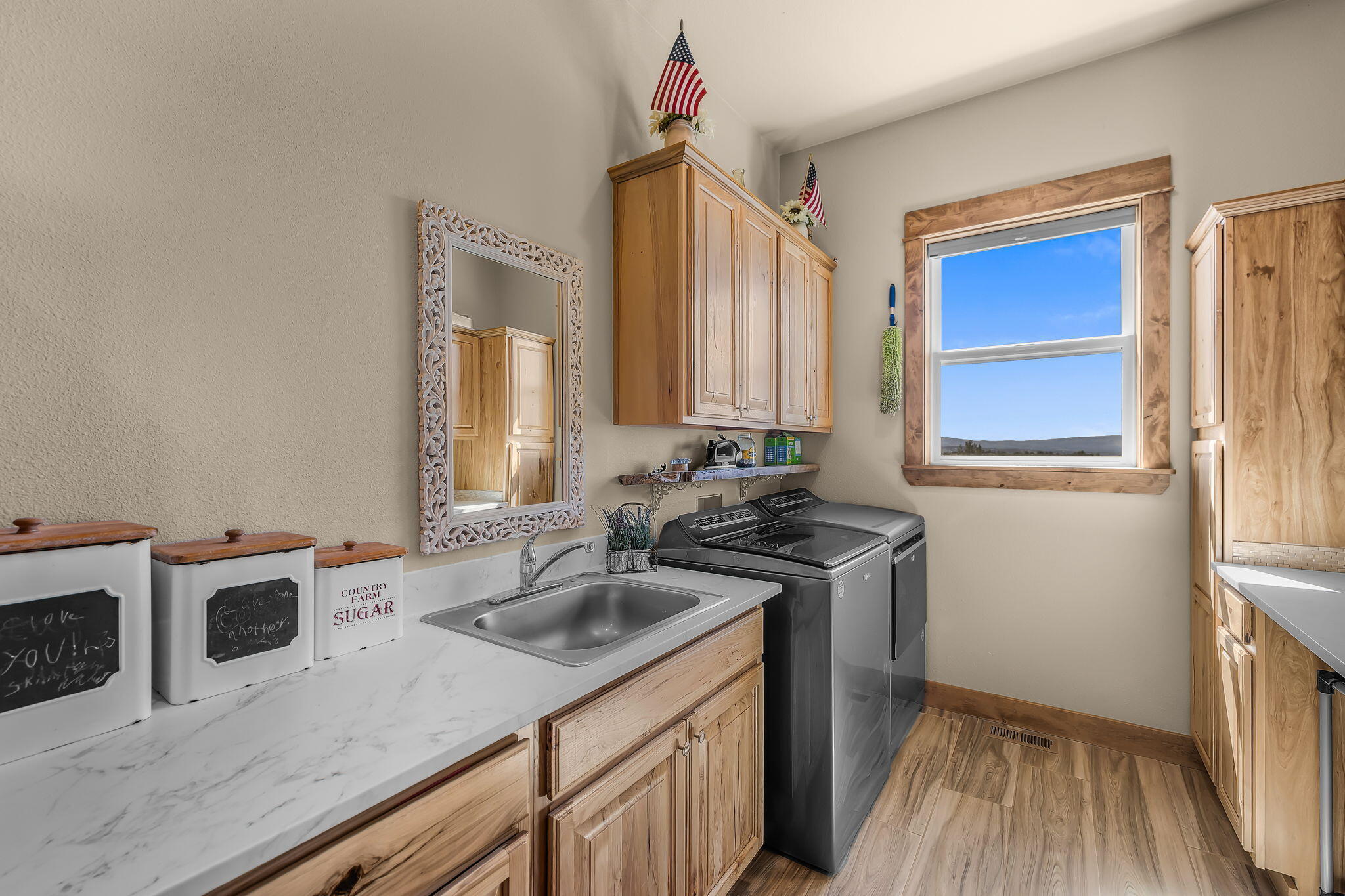 6040 Gravett Road Prineville, OR 97754 - Photo 13 of 77 a kitchen with stainless steel appliances granite countertop a sink stove and refrigerator