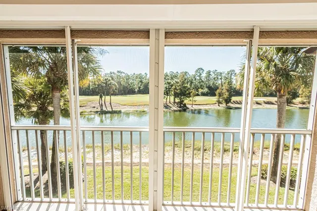 a view of a glass building from a window