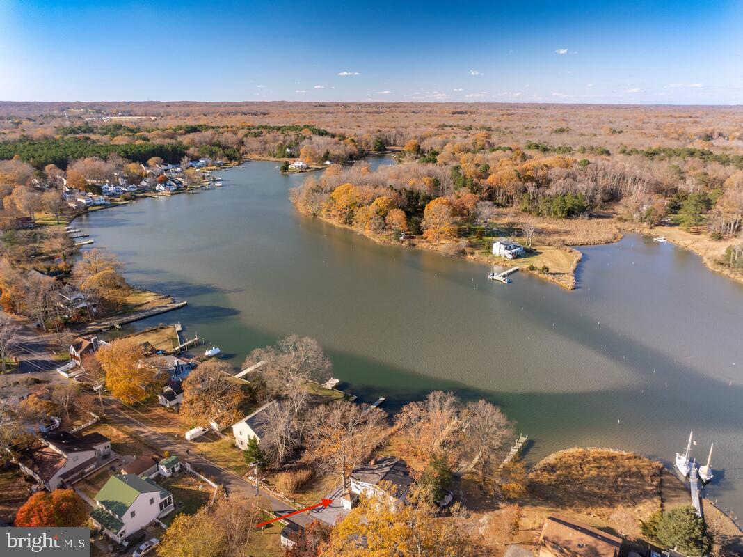 962 Main Street Deale, MD 20751 - Photo 51 of 54 an aerial view of a house with a lake view